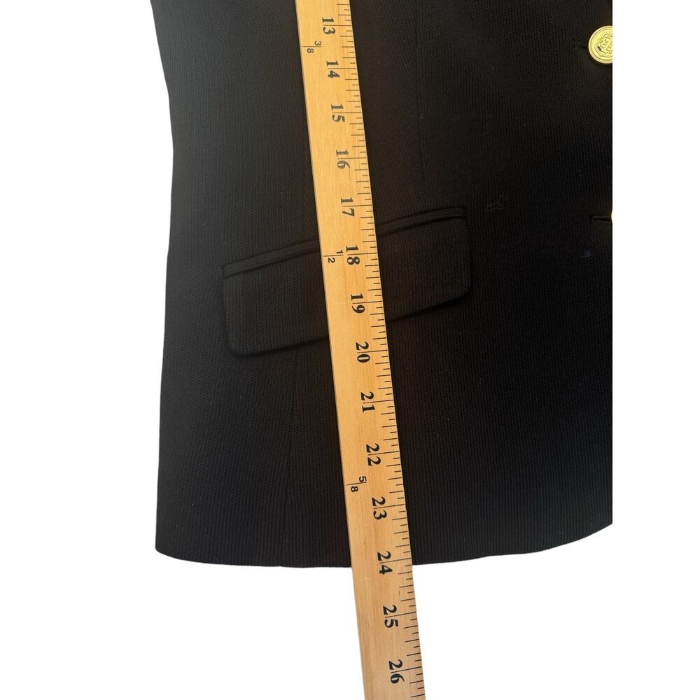 Talbots Black Blazer with Gold Buttons - Picture 10 of 11